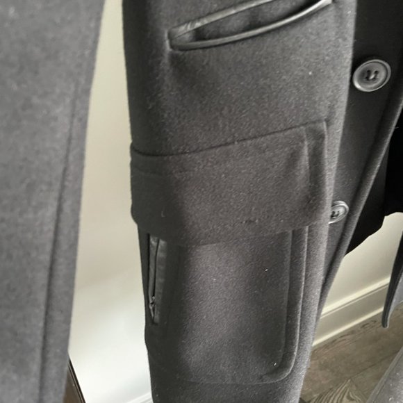 Men's Mackage Wool Pea Coat - Picture 6 of 6